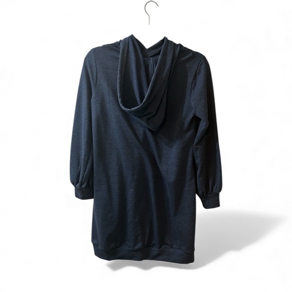 Bruce Springsteen Upcycled Blue Graphic Hoodie Dress size small - Picture 3 of 4